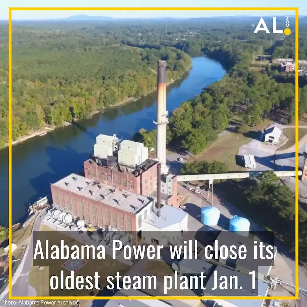 Alabama Power to close oldest steam plant Jan. 1