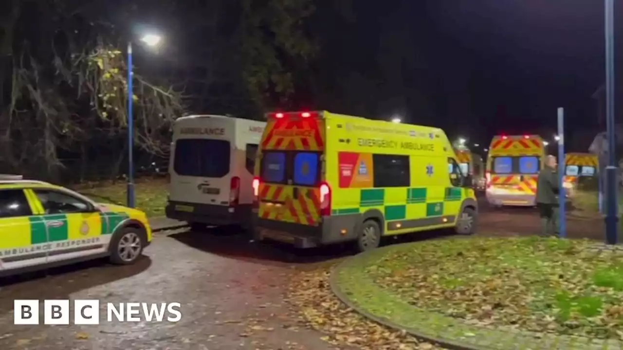 Scarborough: Ambulances queue at hospital due to A&E pressures