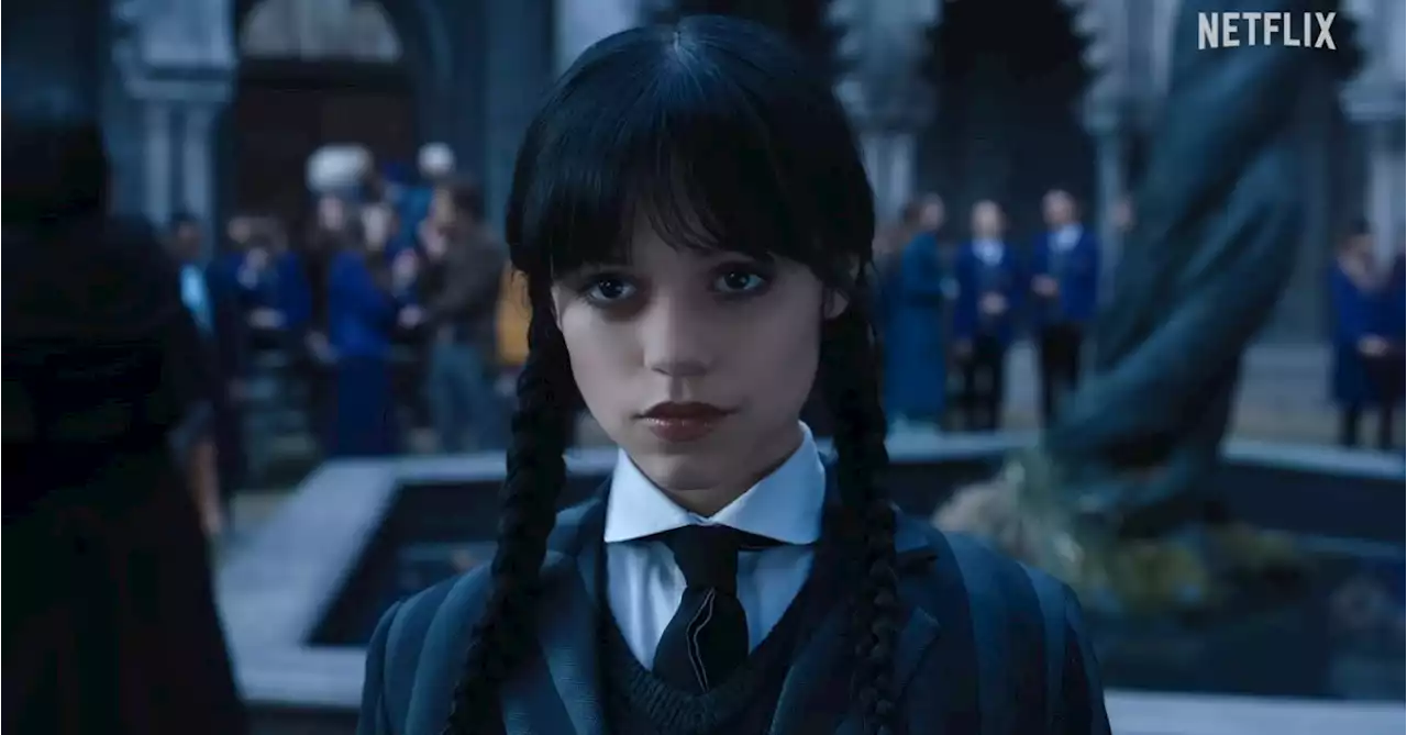 Wednesday Jenna Ortega Tim Burton Preview Nevermore Academy