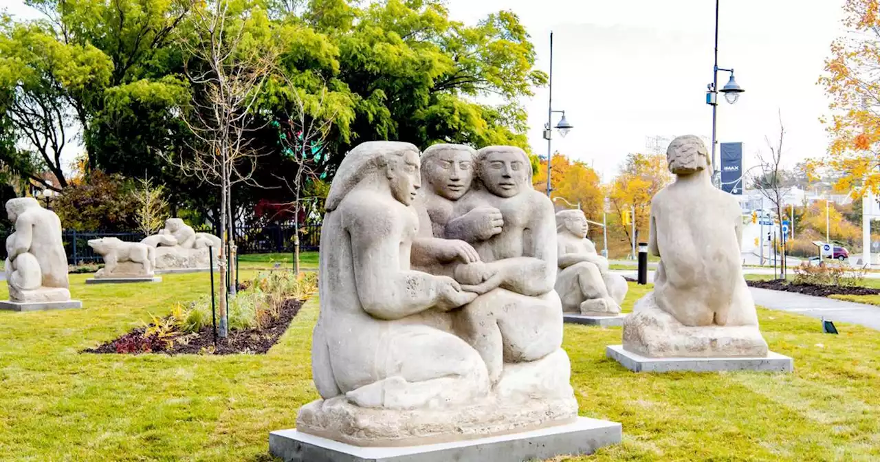 Toronto just got a green space filled with sculptures of Greek Gods and it's totally free