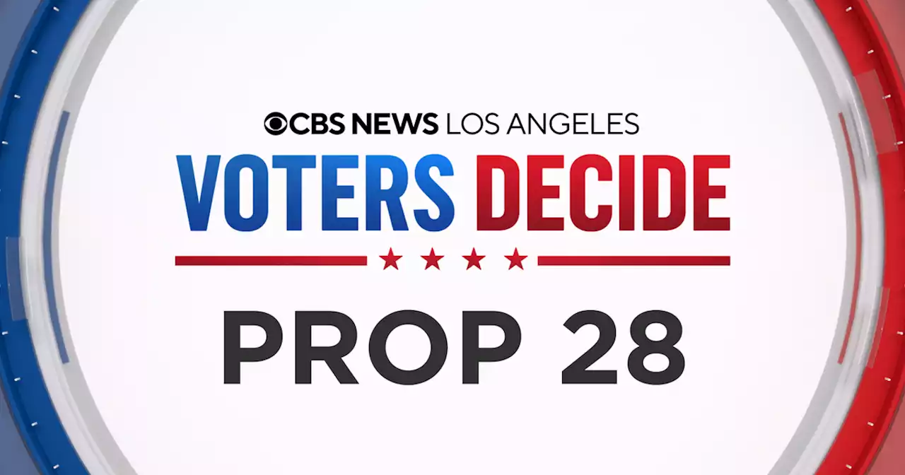 Election results 2022 California - AP projects: Voters approve Prop 28, providing about $1 billion to arts, music education