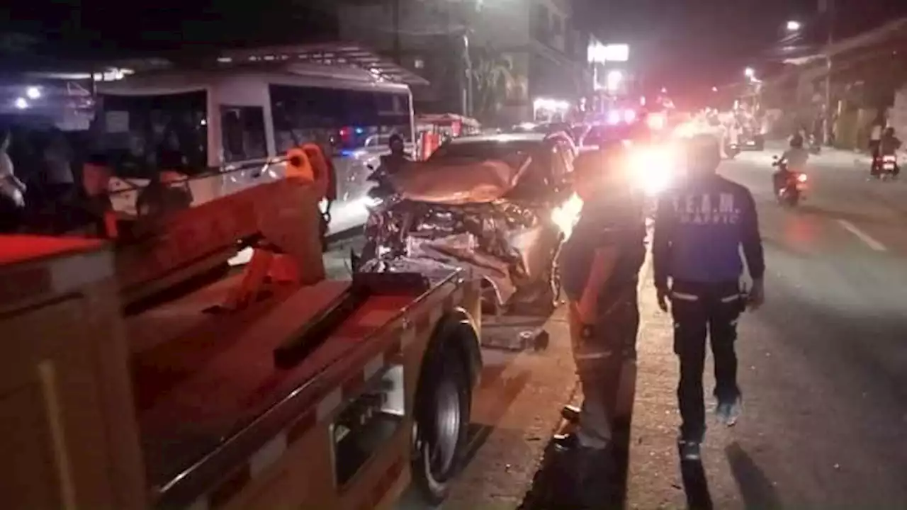 5-vehicle smashup in Mandaue injures 2 including 18-year-old female