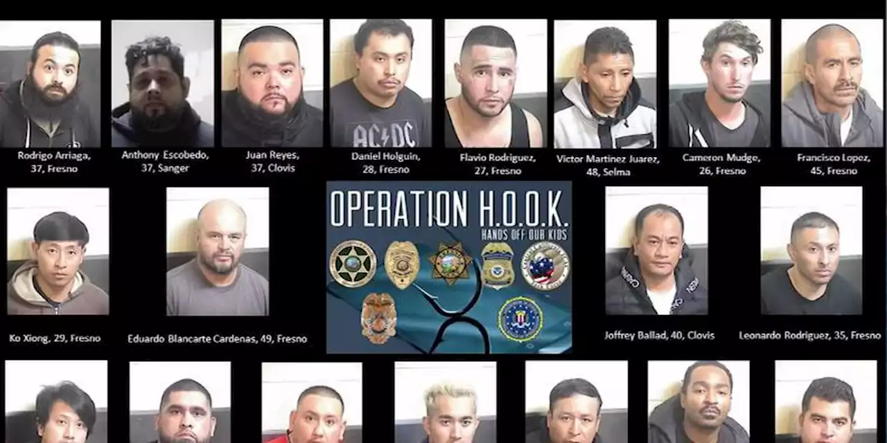 19 arrested in child sex predator sting in California