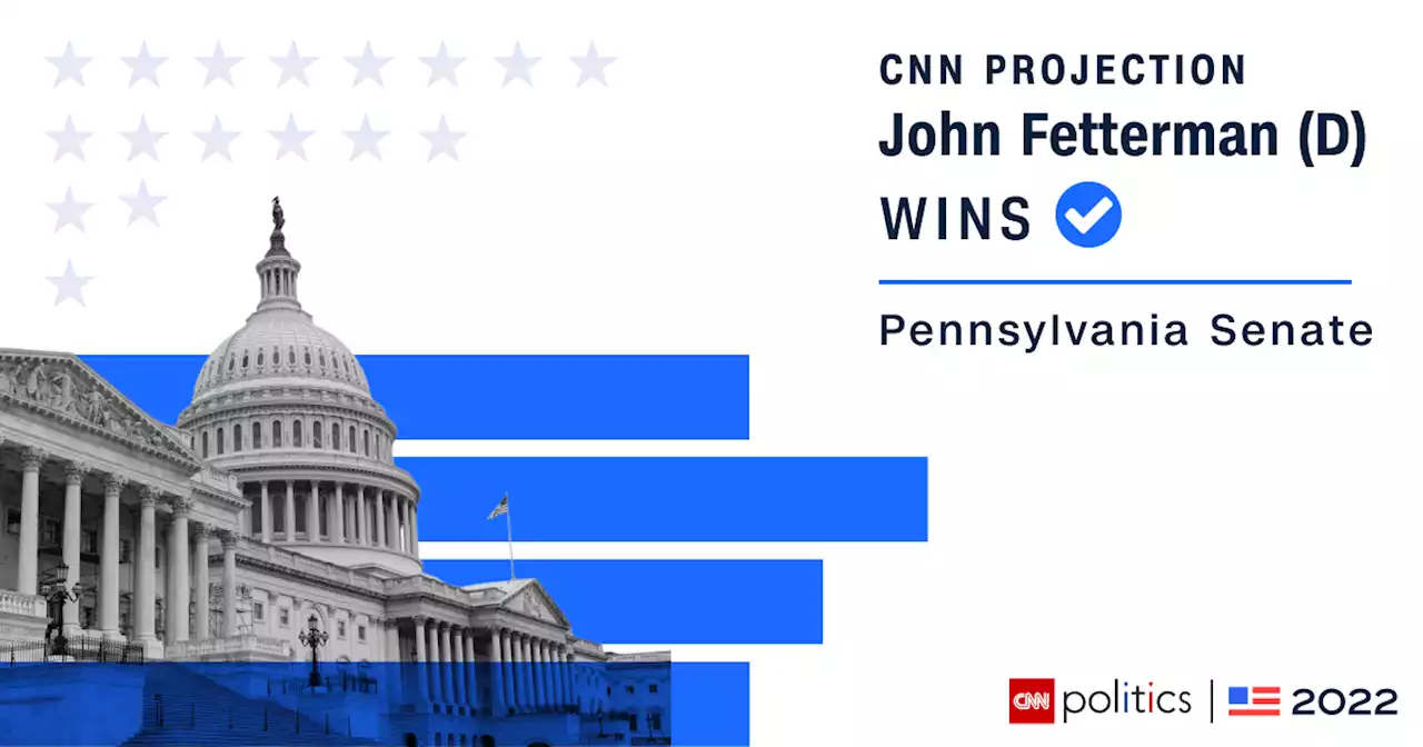 CNN Projection: Democrat John Fetterman will defeat Mehmet Oz in Pennsylvania Senate race