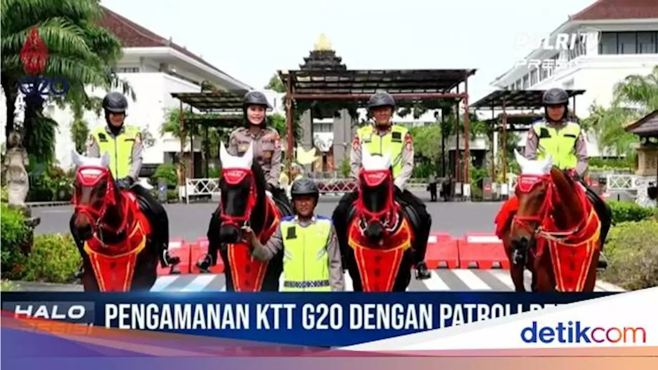 Polri Turunkan Patroli Berkuda untuk Amankan KTT G20 di Bali