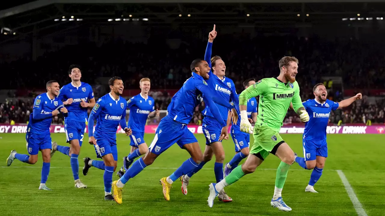 Brentford 1-1 Gillingham (5-6 on pens): League Two Gills dump Frank's side out of Carabao Cup