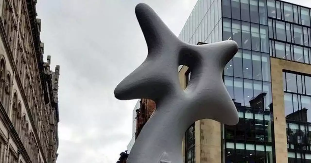 Glaswegians react on social media to 'unusual' new sculpture in the city