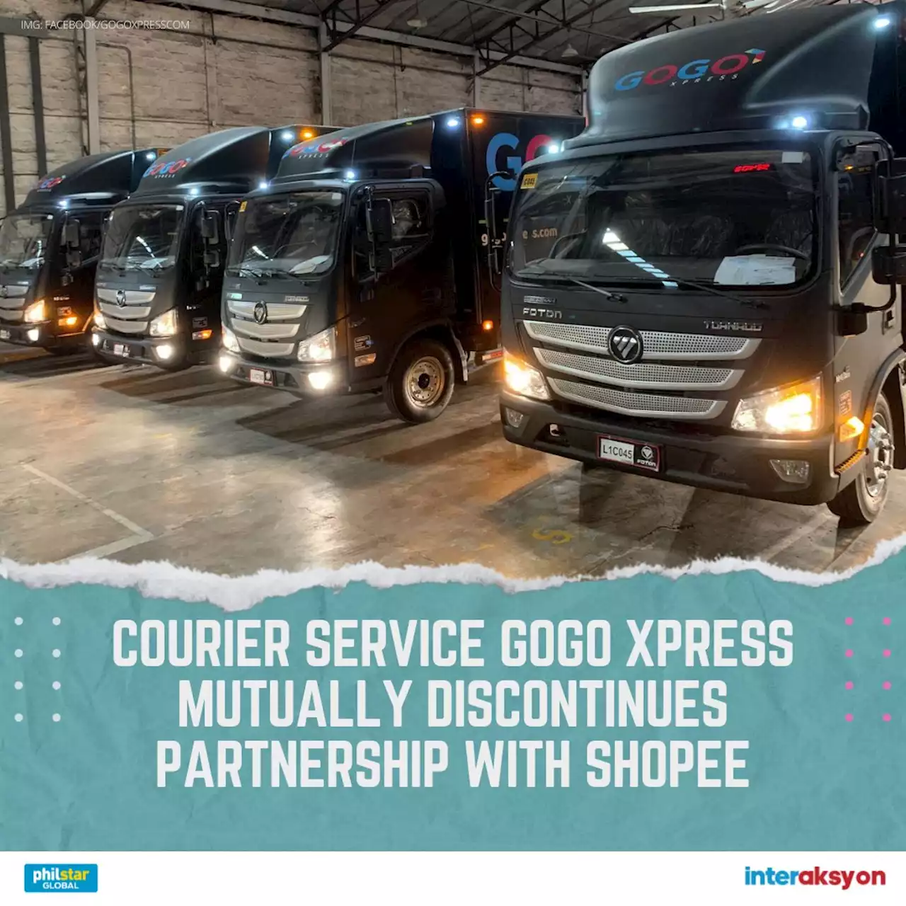 Courier service GoGo Xpress mutually discontinues partnership with Shopee