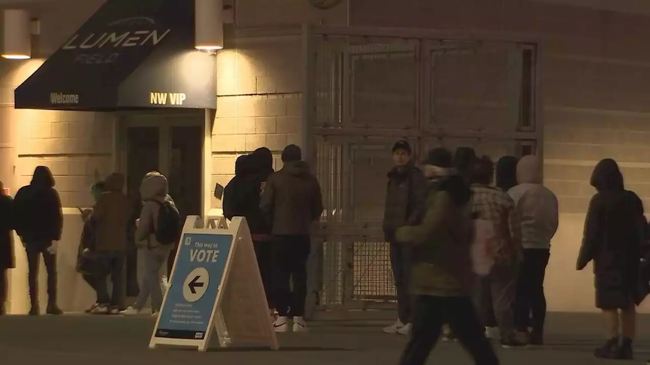 Election officials reporting two-hour wait times at Lumen Field voting center