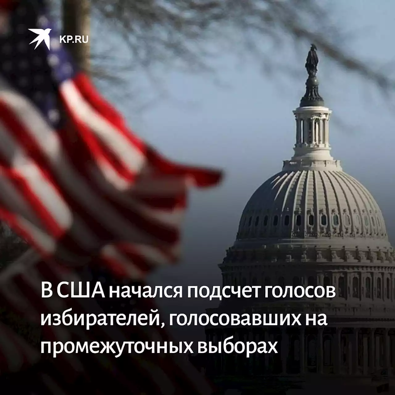 В США начался подсчет голосов избирателей, голосовавших на промежуточных выборах