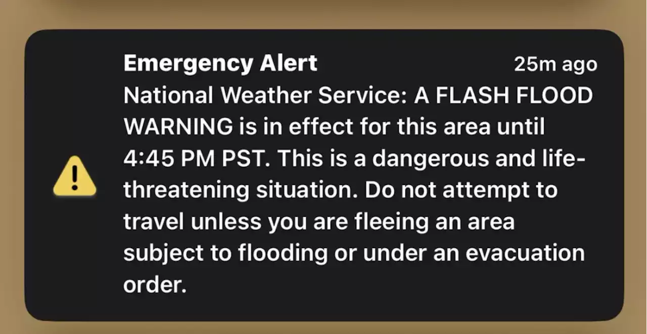 About That Flash Flood Alert You Might Have Just Gotten