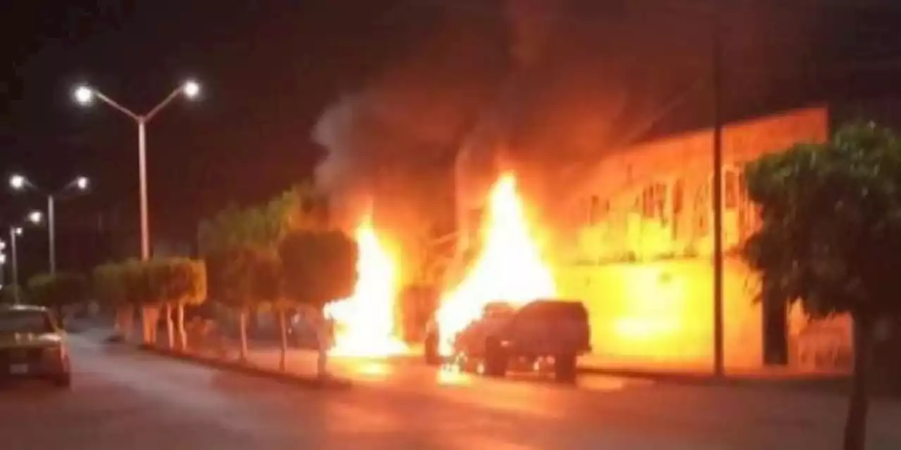 Incendian vehículos y un Oxxo en cuatro municipios de Guanajuato