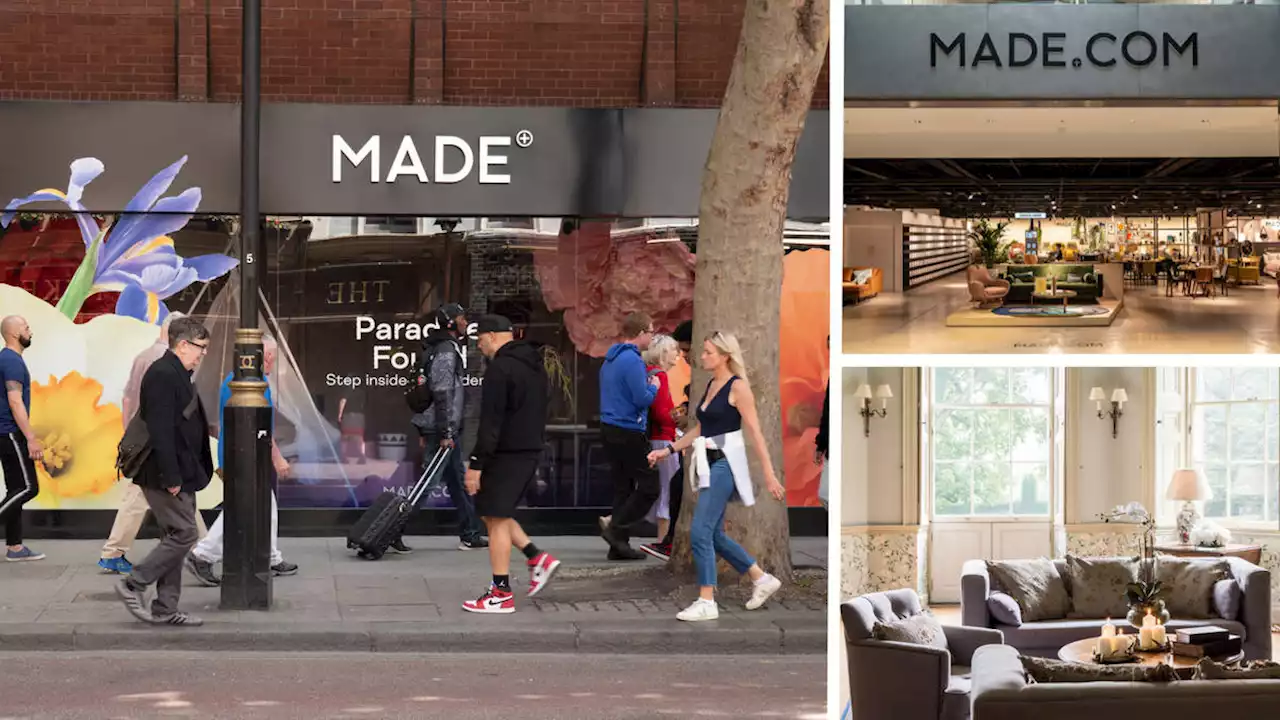 Made.com goes bust, with 400 jobs axed at beleagurered furniture seller