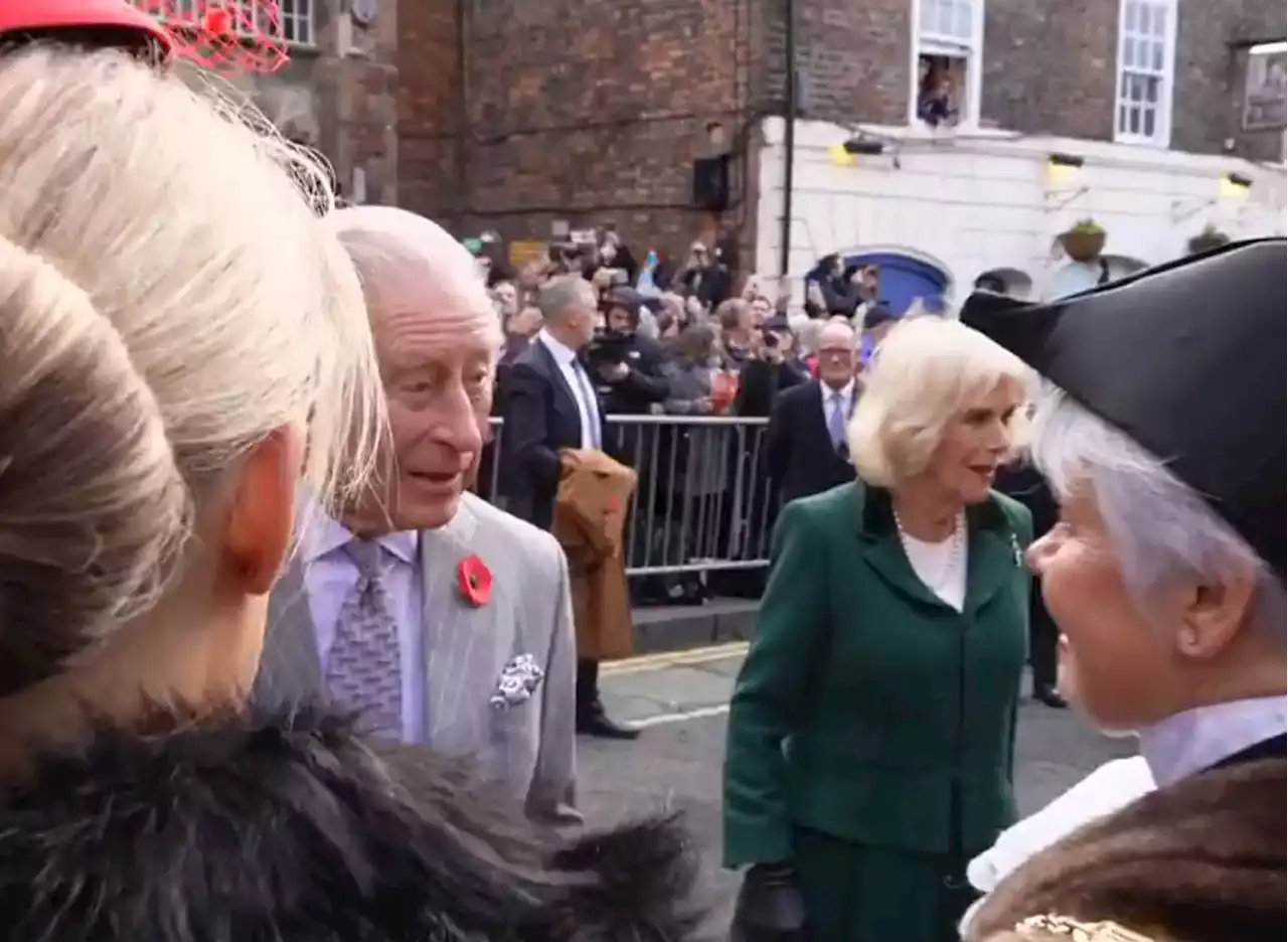 Egg thrown at King Charles while on walkabout in York - man arrested at scene