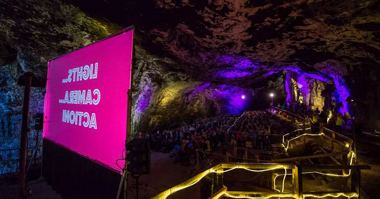 The pop-up cinema showing Harry Potter and more in a cave in the Peak District