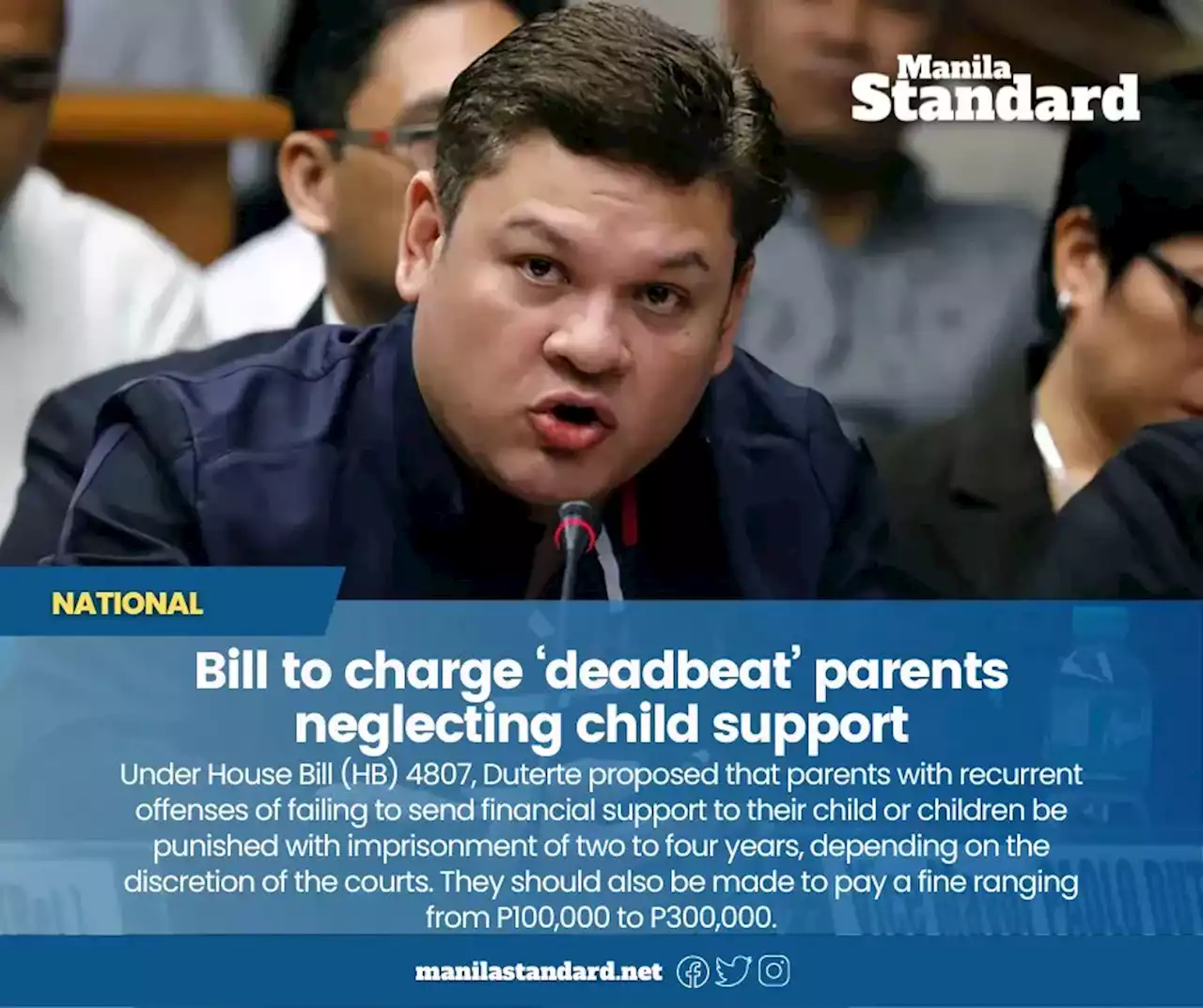 Bill to charge ‘deadbeat’ parents neglecting child support