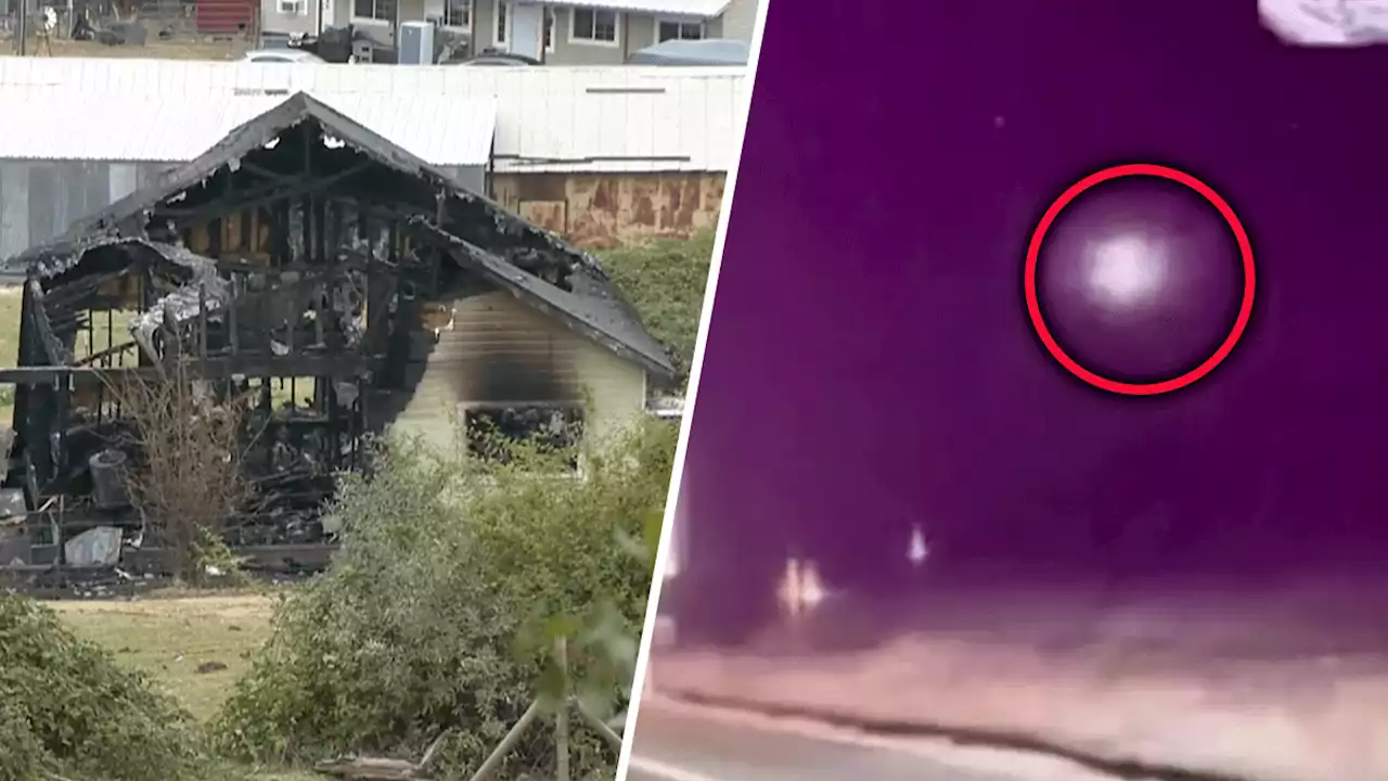 ‘Flaming Basketball’ Caught on Cam Falling From the Sky May Have Been Meteorite That Set Ablaze California Home