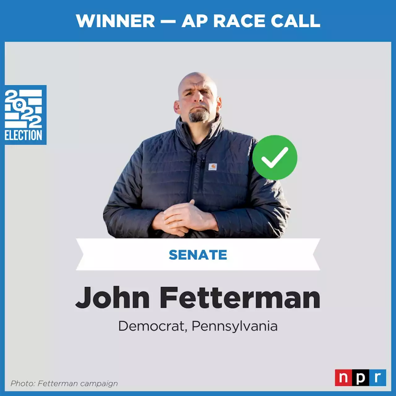 Democrat John Fetterman beats Trump-backed Dr. Oz in Pennsylvania Senate race