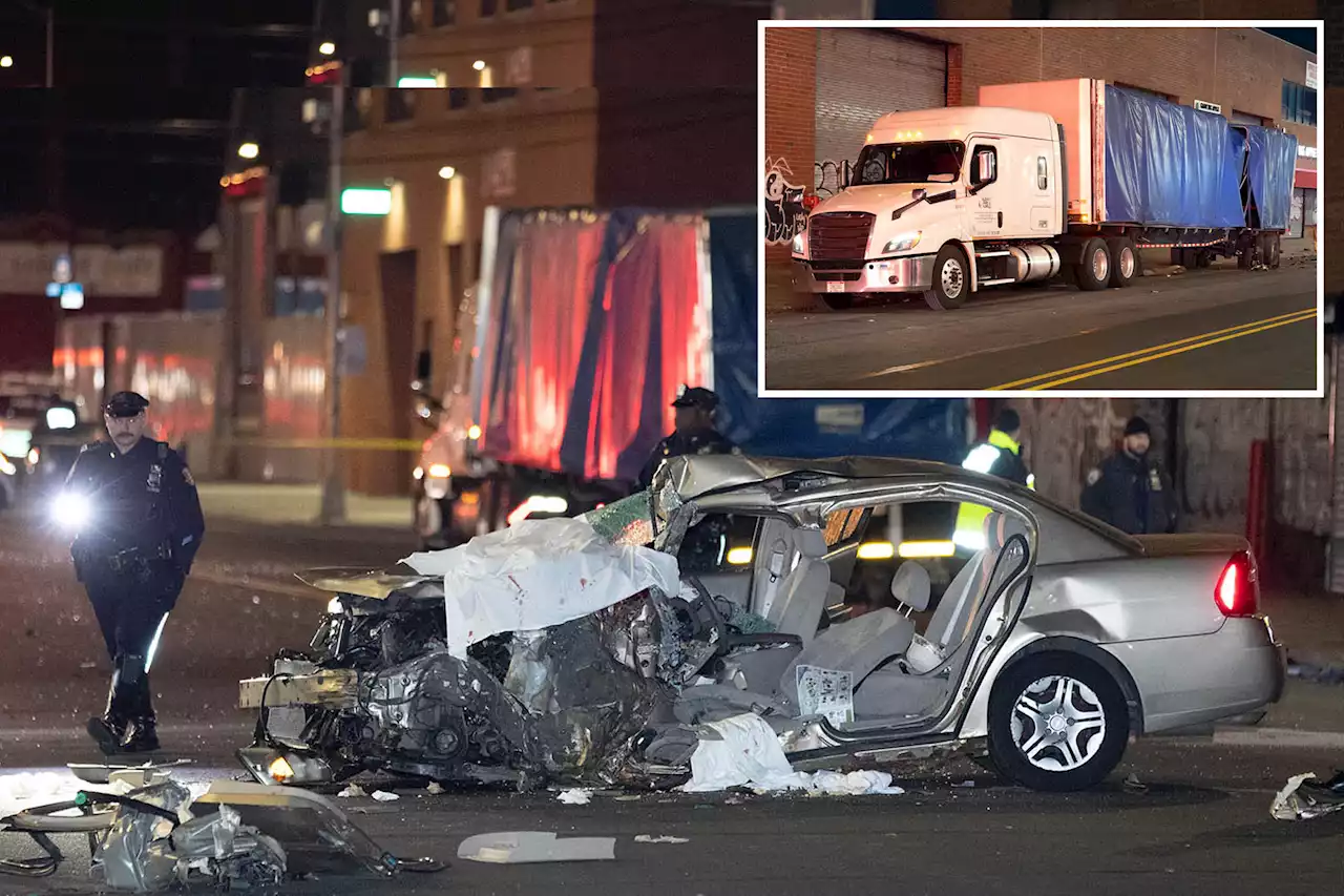 Out-of-control motorist strikes, kills tractor-trailer driver in NYC: cops