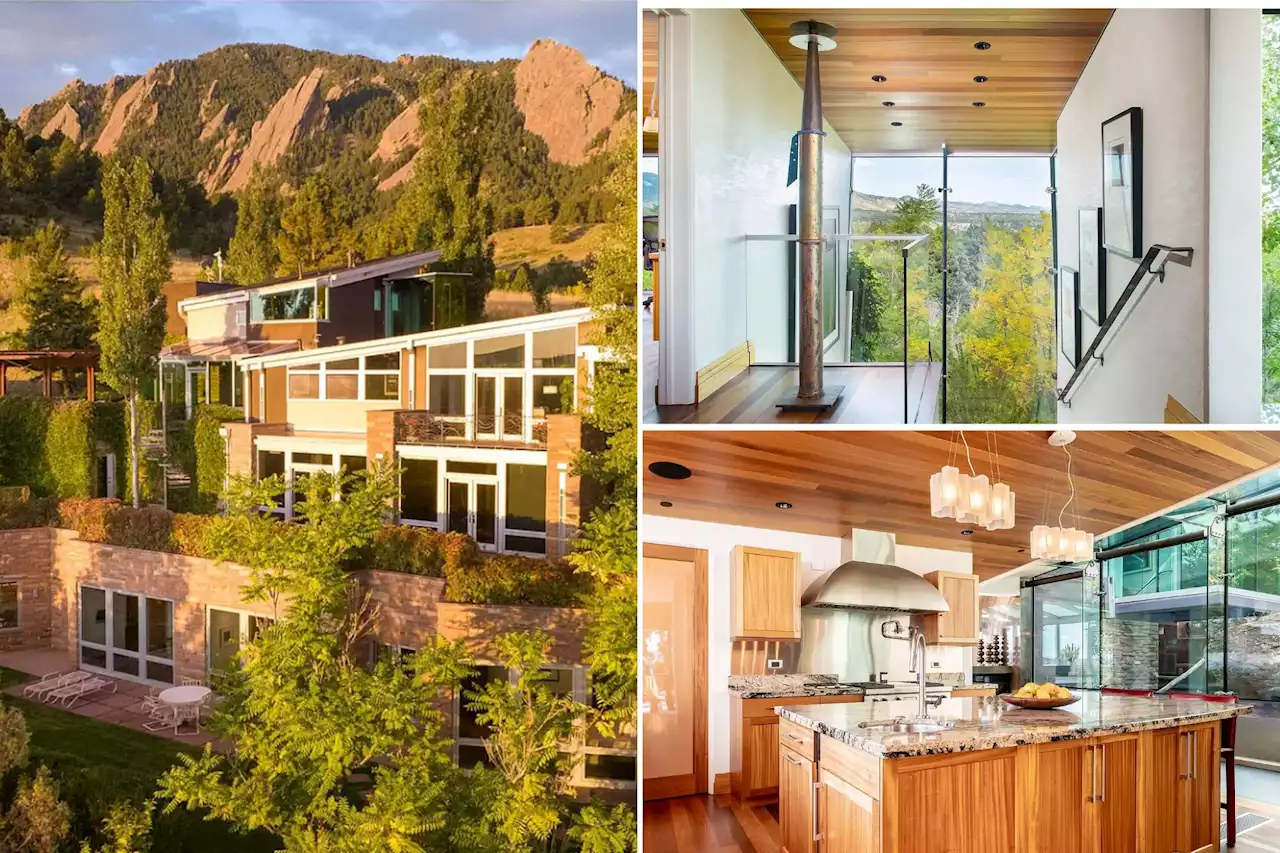 Wild mountainside glass house lists for $12M