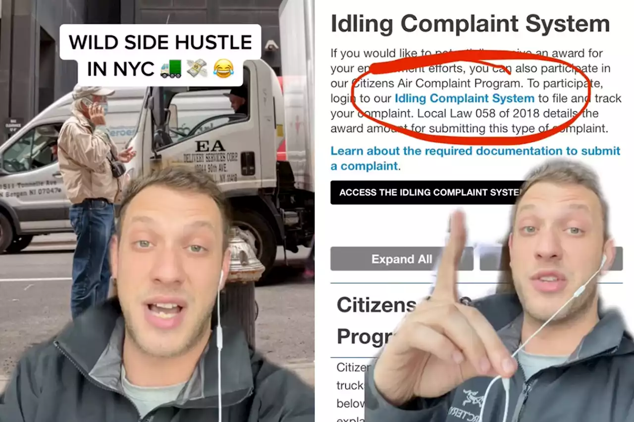 You can earn $90 in 3 minutes from snitching on trucks in side hustle