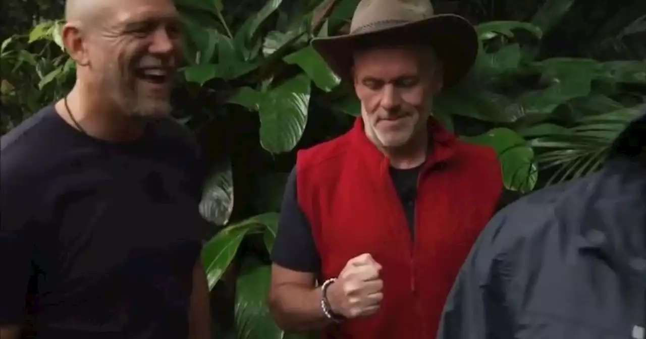 I'm A Celeb fans hysterical as Chris Moyles 'left hanging' in awkward fist bump