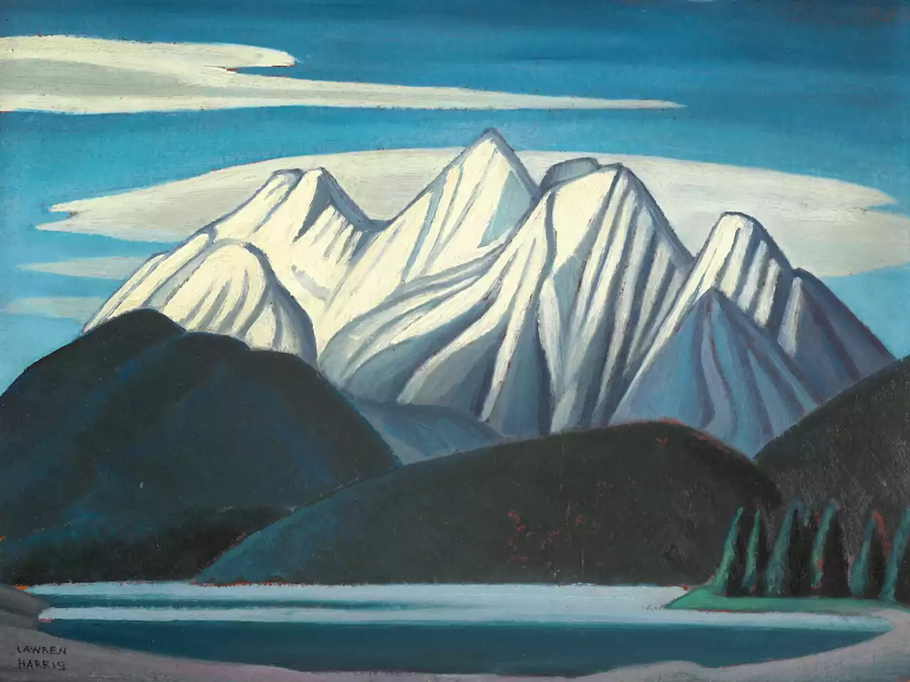 Paintings by Canadian Lawren Harris part of 'unprecedented' $1B auction of Paul Allen collection