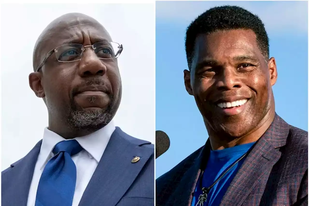 Raphael Warnock and Herschel Walker are in a tight Senate race in Georgia, and a runoff is possible