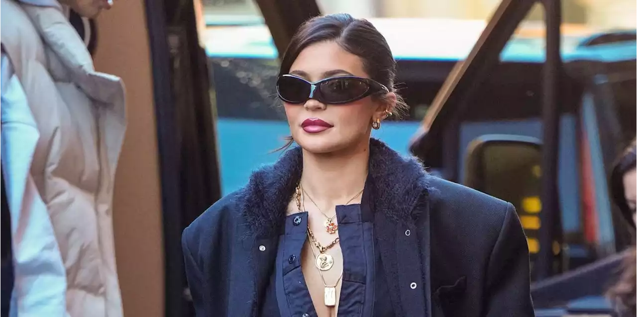 Kylie Jenner's Cool Girl Cardigan Hack is Effortlessly Genius