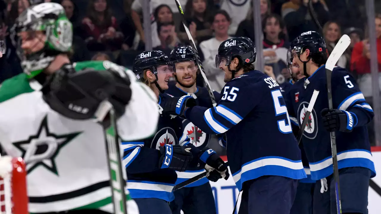 Jets' Appleton makes most of shot on top line in win over Stars - Sportsnet.ca