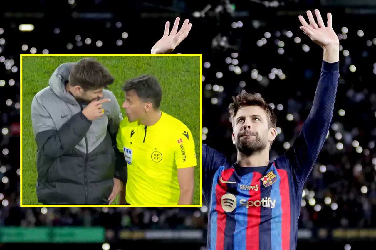 'I s*** on your prostitute mother' - Pique sees red in last act as a footballer