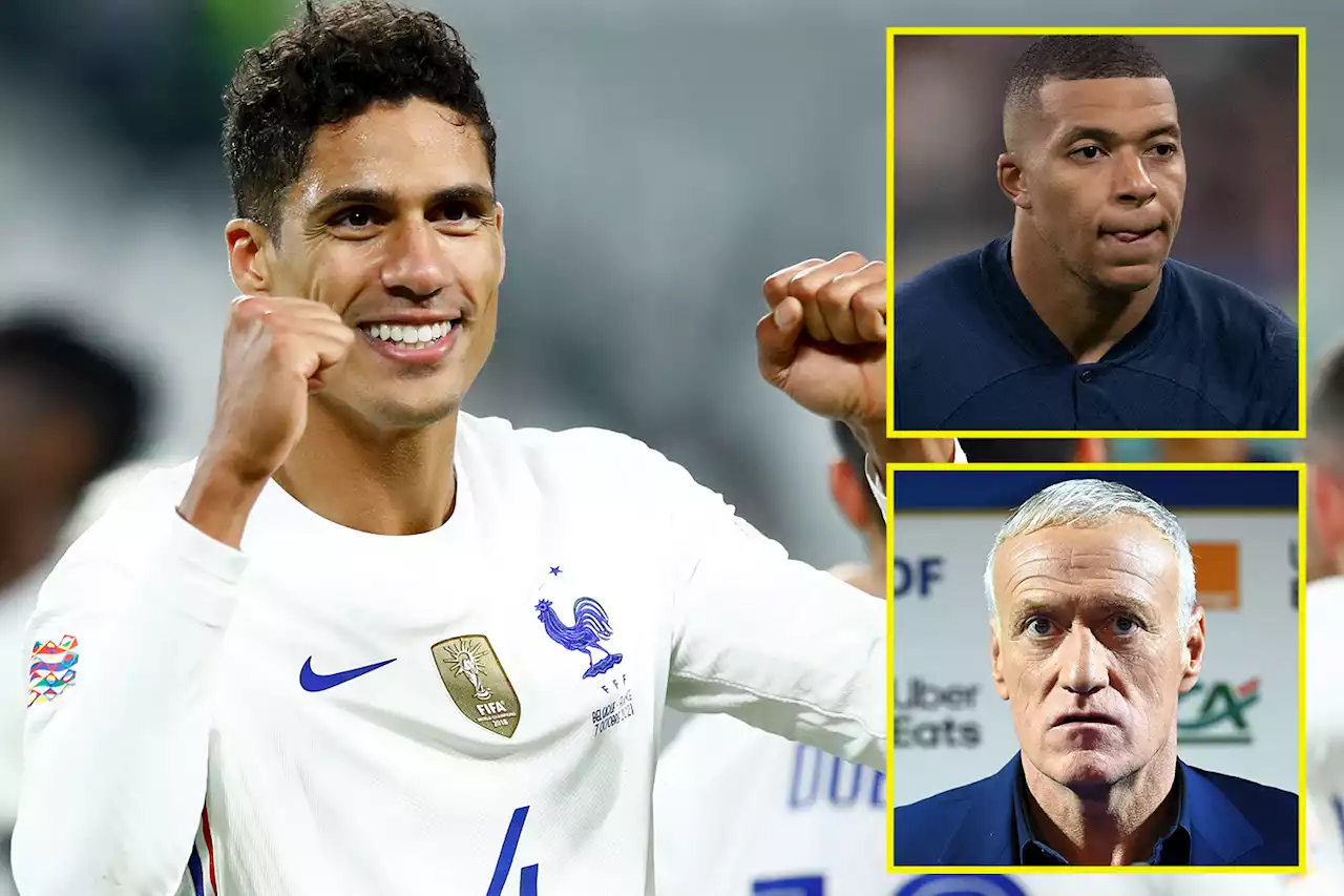 Varane included in France's World Cup squad as Deschamps opts to pick 25 players