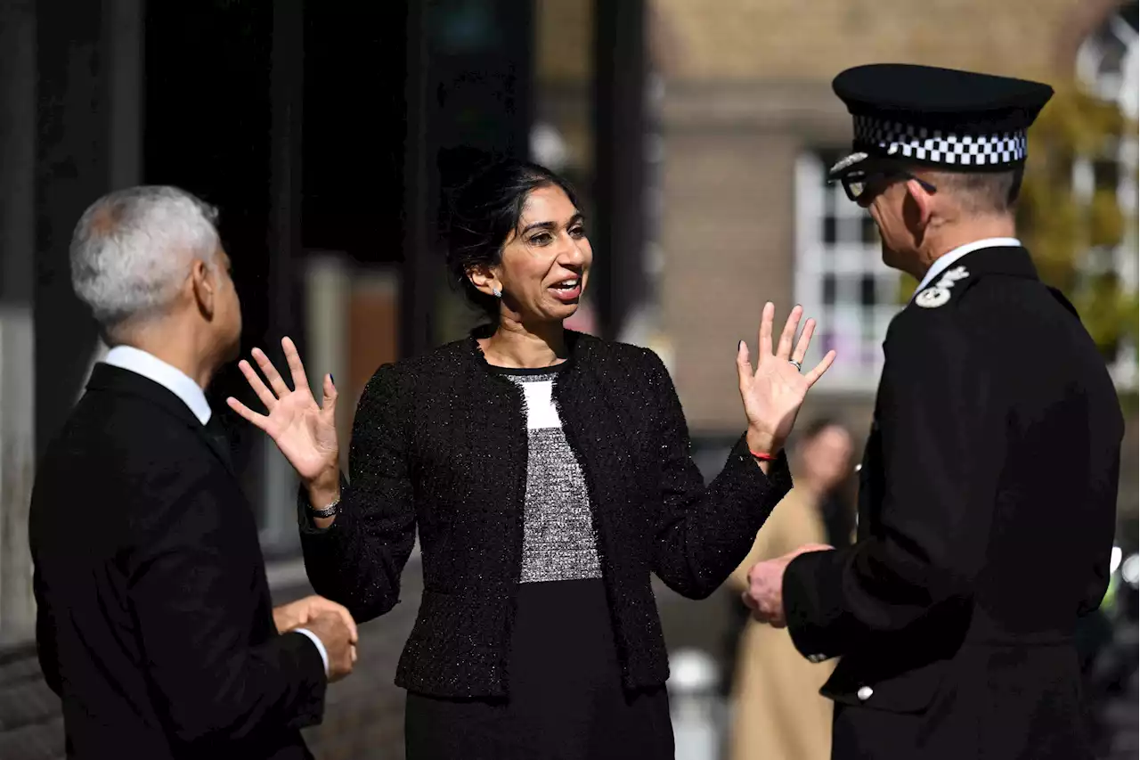 Police chiefs clash with Suella Braverman over 'easy-one liner' woke policing claim