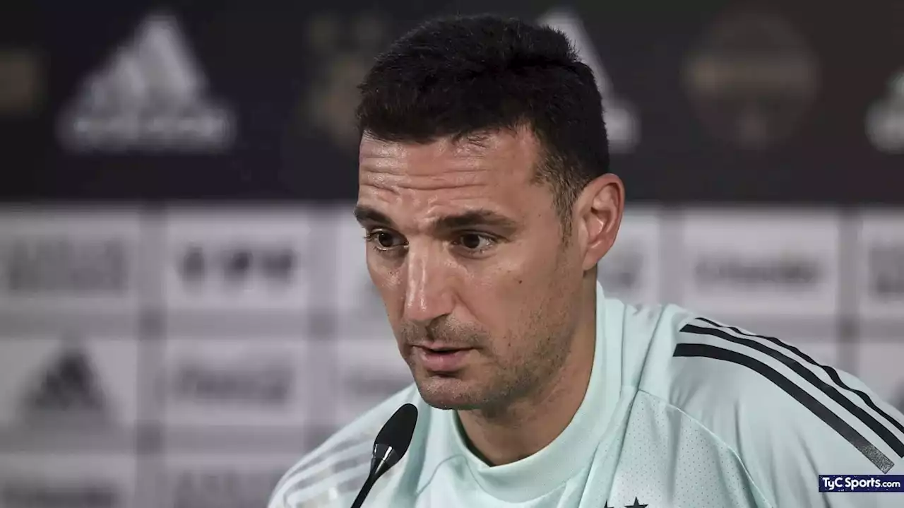 Selección Argentina: el mensaje de Scaloni al plantel antes del debut en Qatar - TyC Sports