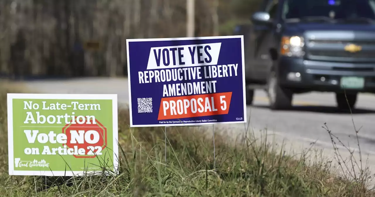 Pro-abortion rights bills passed in 3 states, anti-abortion bills trailing in 2 others