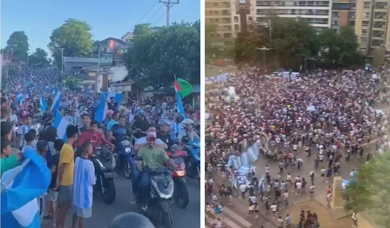 [Video] 'Hasta en India hubo caravana': Los festejos tras la victoria de Argentina ante Polonia