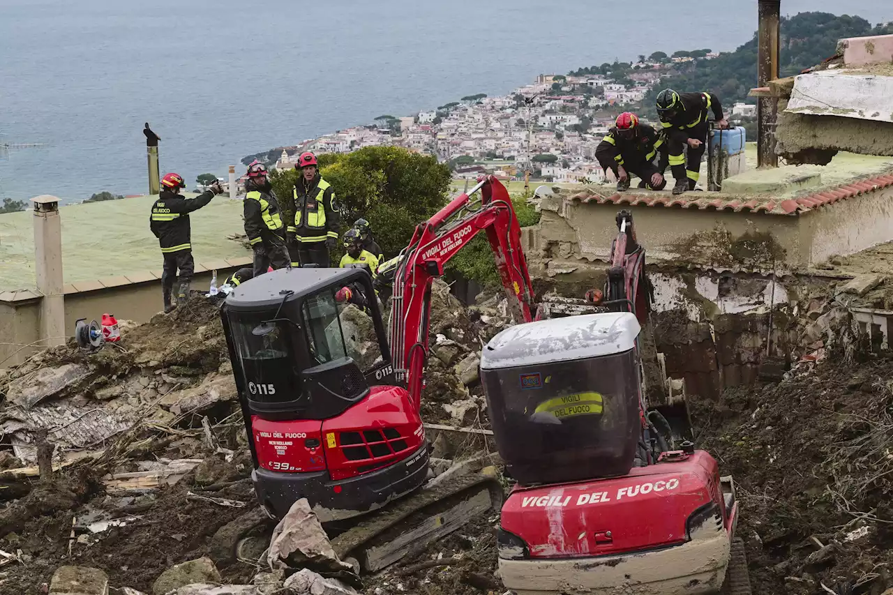 Death toll in landslide on Italian resort island hits 11