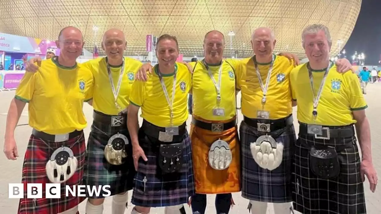 The Scotland fans making their mark at the Qatar World Cup