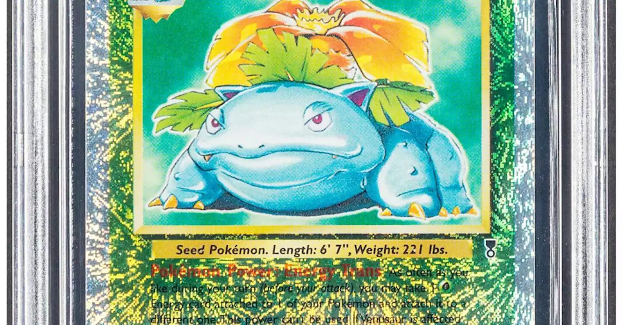 Pokémon TCG: Legendary Collection Venusaur On Auction At Heritage