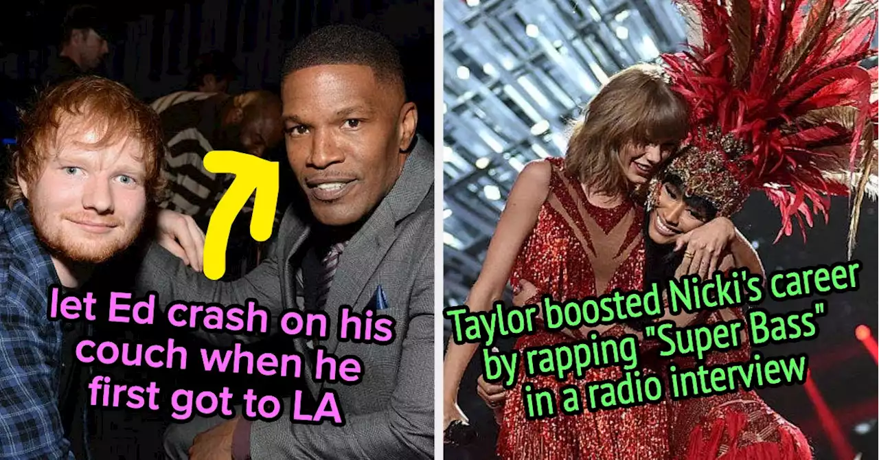 14 Times Celebs Did A HUGE Favor For Someone Who Later Became A Huge Star