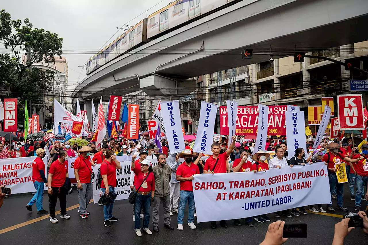 On Bonifacio Day: Workers rally for wage hike as Marcos hails them as ‘modern-day heroes’ - BusinessWorld Online