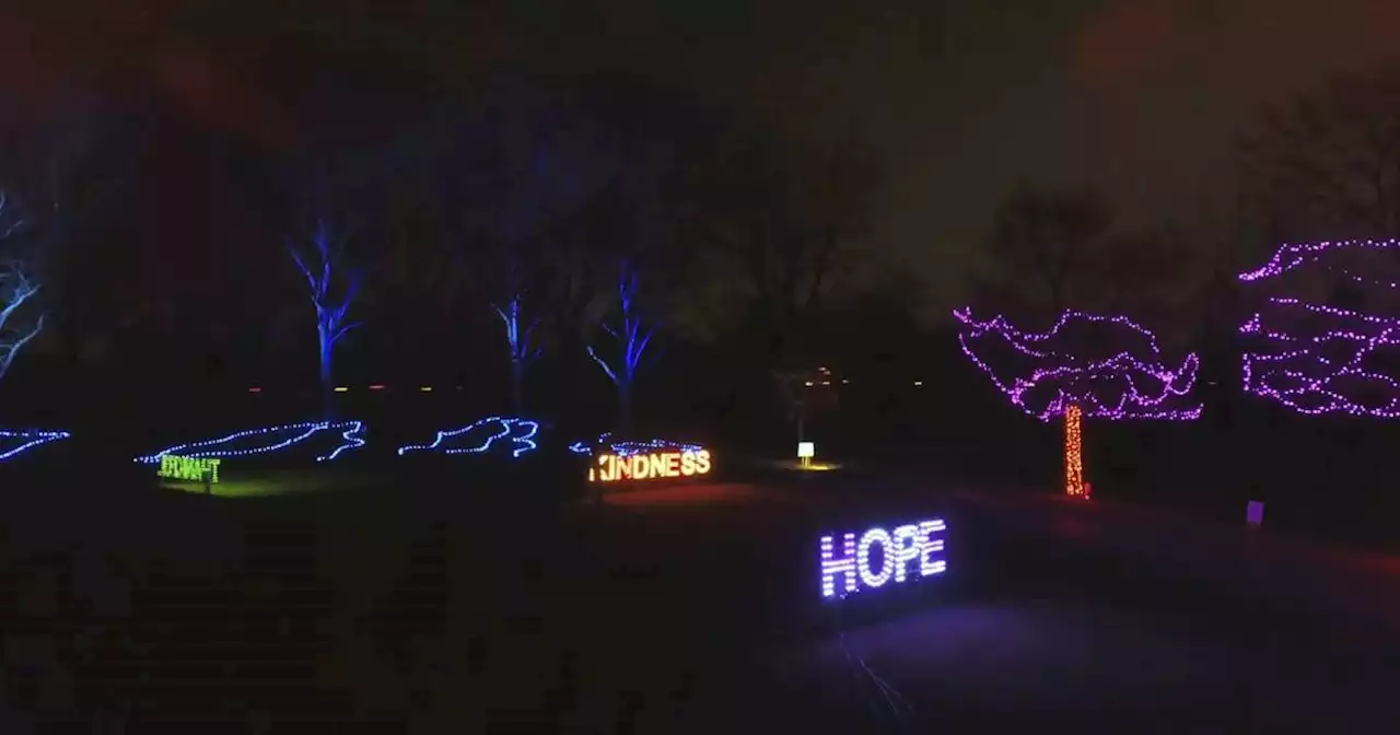 Oak Brook Park District’s Winter Lights in Central Park is back for visitors to enjoy