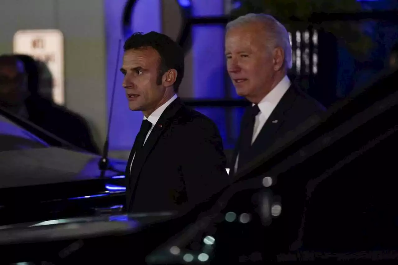 French leader Macron criticizes U.S. climate policy ahead of meeting with Biden