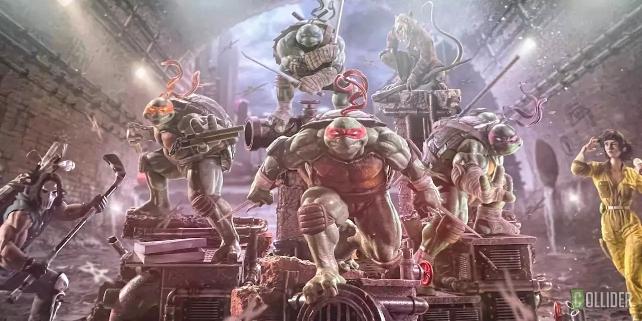 New 'Teenage Mutant Ninja Turtles' Poster Reveals Iron Studios' New Statues at CCXP 2022