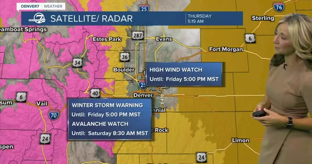 Much warmer across the Denver metro area today