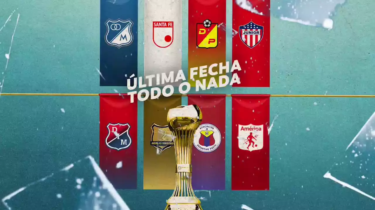 (VÍDEO)Última fecha: ocho clubes por el título de la Liga BetPlay DIMAYOR II-2022