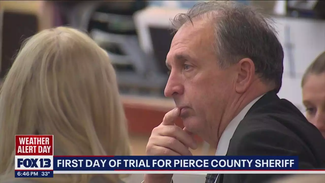 Drastically different opening statements during criminal trial for Pierce County Sheriff