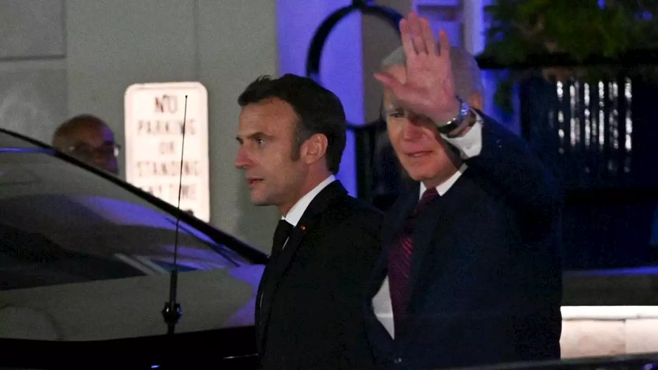 Biden hosts French President Macron amid friction over US climate law