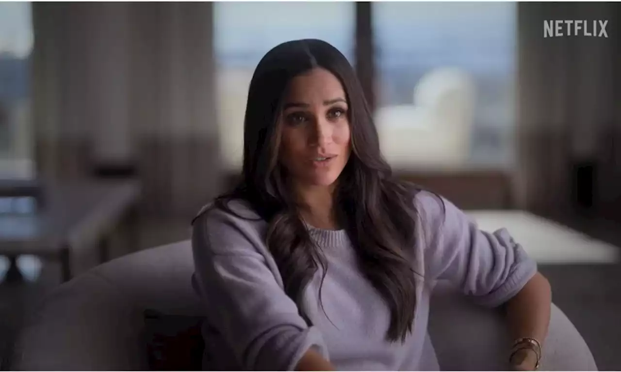 Meghan Markle wears a stunning lavender jumper in trailer for Netflix documentary 'Harry and Meghan'