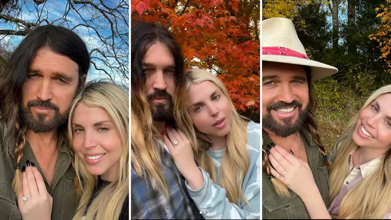 Billy Ray Cyrus and Firerose Can't Stop Posting Selfies Under Trees